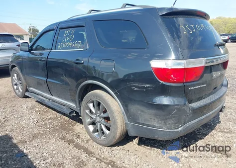 2012 Dodge Durango Sxt z USA, uszkodzony, nr VIN 1C4RDJAG9CC114031